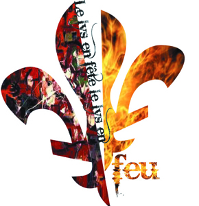 Le lys en fête, le lys en feu Logo Le lys en fête, le lys en feu